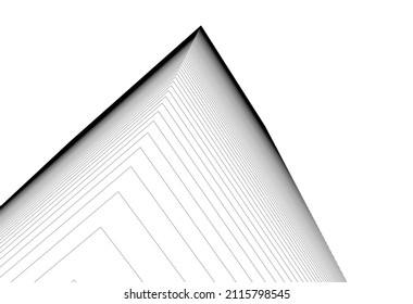 architecture 3d drawing vector illustration