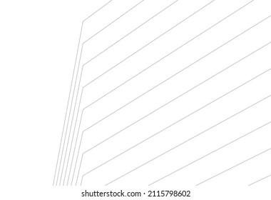 architecture 3d drawing vector illustration