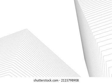 ilustración vectorial de dibujo de arquitectura 3d