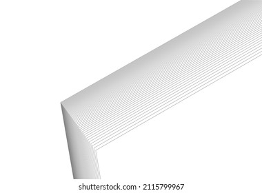 ilustración vectorial de dibujo de arquitectura 3d