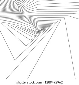 architecture 3d geometric background