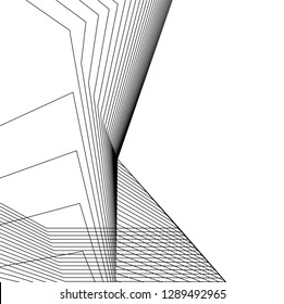 architecture 3d geometric background