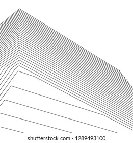 architecture 3d geometric background