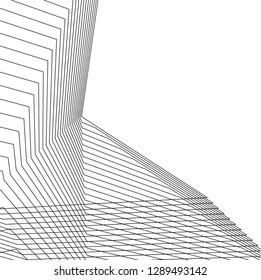 architecture 3d geometric background