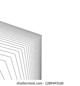 architecture 3d geometric background