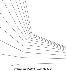 architecture 3d geometric background