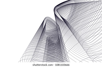 architecture 3d illustration