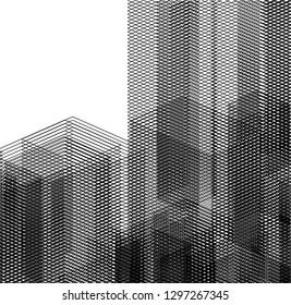 architecture 3d illustration