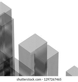 architecture 3d illustration