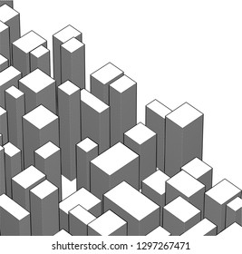 architecture 3d illustration
