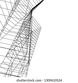  architecture 3d illustration