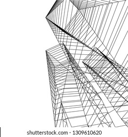  architecture 3d illustration