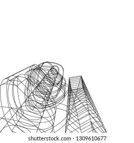  architecture 3d illustration
