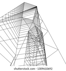  architecture 3d illustration