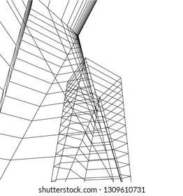  architecture 3d illustration
