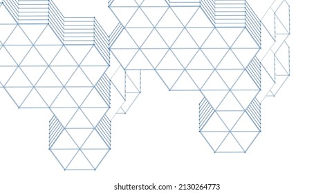 arquitectura abstracta 3d