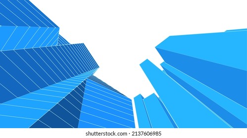 arquitectura abstracta 3d