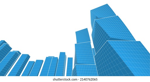 arquitectura abstracta 3d