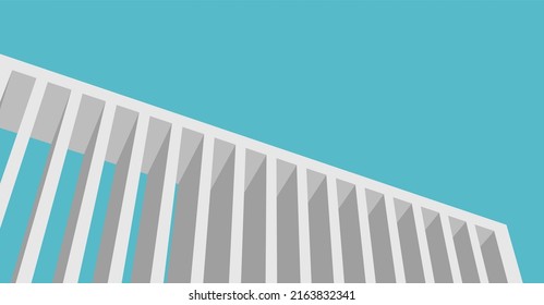 ​​abstract architecture 3d illustration background