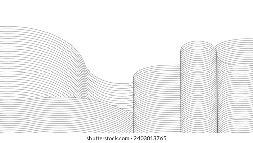 ​​abstract architecture 3d illustration background	