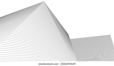 ​​ Architektur 3D-Illustration Hintergrund	