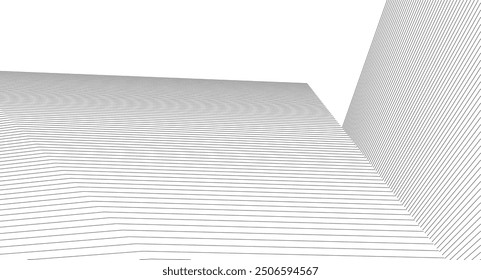 ​​abstract architecture 3d illustration background	