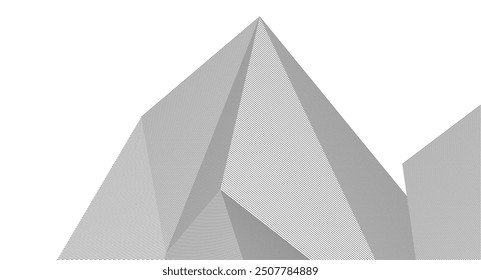 ​​abstract architecture 3d illustration background	