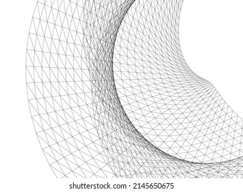 architecture 3d illustration vector background