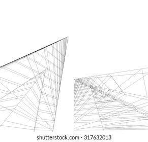 architecture 3d model