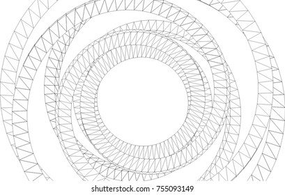 architecture 3d shape