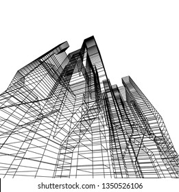 architecture 3d vector