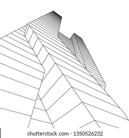 architecture 3d vector