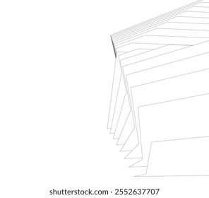 Ilustración de dibujo de Vector 3D