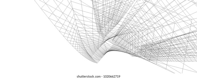 architecture 3d view
