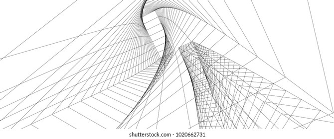 architecture 3d view