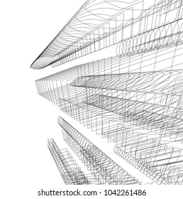 architecture 3d view