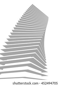 architecture abstract 3d 