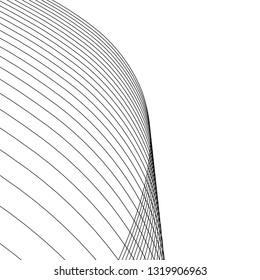 architecture abstract, 3d illustration