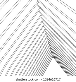 architecture abstract, 3d illustration