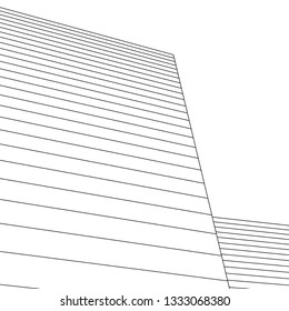architecture abstract 3d illustration