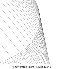 architecture abstract, 3d illustration