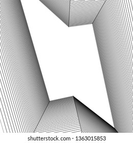 architecture abstract, 3d illustration