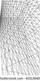 architecture abstract 3d structure