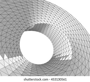 architecture abstract 3d structure