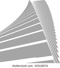 architecture abstract 3d structure