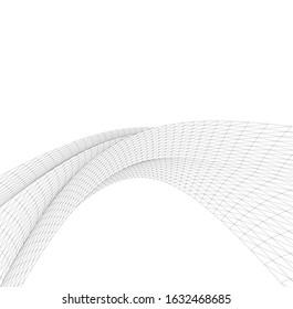 architecture abstract design 3d vector illustration 
