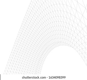 architecture abstract design 3d vector illustration 