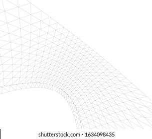 architecture abstract design 3d vector illustration 