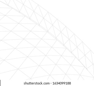 architecture abstract design 3d vector illustration 