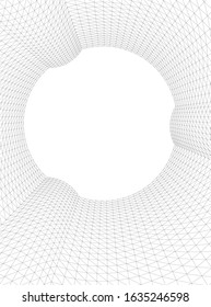 architecture abstract design 3d. Vector illustration 
